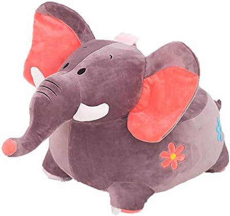 Arrowder Children Pp Cotton Plush Cartoon Toys Sofa animal Chairs for Christmas Gift Elephant 1