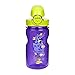 Nalgene Kids On The Fly Water Bottle, Leak Proof, Durable, BPA and BPS Free, Carabiner Friendly, Reusable and Sustainable, 12 Ounces, Purple Hoot