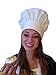 Ufaucet Professional Adjustable Party Kitchen Pastry Cooking White Chef Hat, Chef Hats for Adults