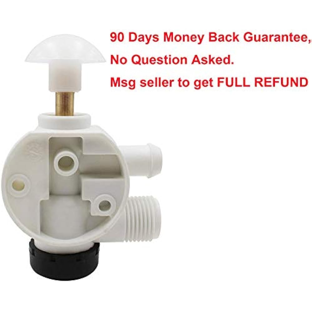 IFJF 385314349 RV Water Valve Assembly Camper Trailer Toilet Repair Kit