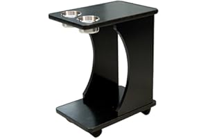 MRC POKER Classic Poker Table Drink Carts with Casters Poker Side Tables Drink Food and Snack Carts