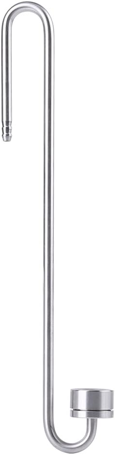 FOSA Carbon Dioxide Diffuser, 2 Types Stainless Steel Atomizer for Aquarium Plants Care U-shape (250mm)