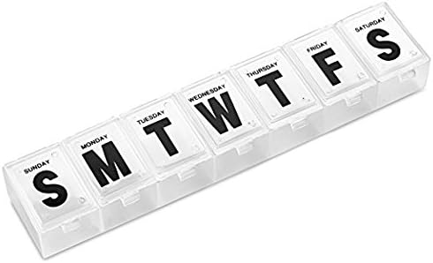 Extra Large Jumbo 7 Day Pill Reminder By TZIPCO