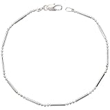 Sterling Silver 3+1 Pallini Bead Bar Ball Chain Necklaces & Bracelets 1.5mm Nickel Free Italy, 7-30 inch