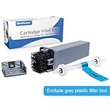 Medihealer Cartridge Filter Kit, 4 Cartridge Filters with 1 Check Valve, Replacement Set for Sanitizer Machine (Exlude Filter Box) Supplied by Medihealer …