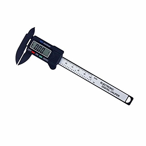 Digital Calipers 100 mm 4 inch LCD Digital Electronic Carbon Fiber Vernier Caliper Gauge Micrometer Ruler Plastic Micrometer Digital Vernier Caliper