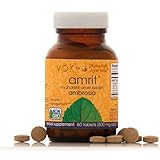 Amrit Kalash Ambrosia | 60 Herbal Tablets | Full-Spectrum Natural Antioxidant Herbal Supplement | Powerful Support for Brain, Nerve & Immunity Health | Proven Chemotoxicity Support
