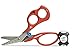Night Owl Medical Scissors - 5-in-1 Compact Trauma Shears for Nurses and Medical Professionals with Rechargeable USB Light - Excellent for ICU, Surgery & Telemetry (Red)