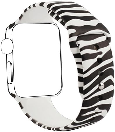 Blesihu Replacement Band for Apple Watch, Strap Bands for iwatch, Silicone Sport Style Wristband, Personalized Design, 16 Colors, Both 38mm and 42mm Models Available