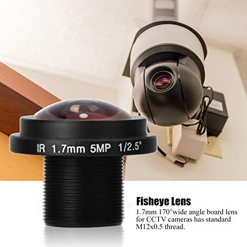 5mp 1.7mm 170 ° Groothoeklens Beveiliging Fisheye View Fisheye-cameralens voor CCTV-camera - Image 4
