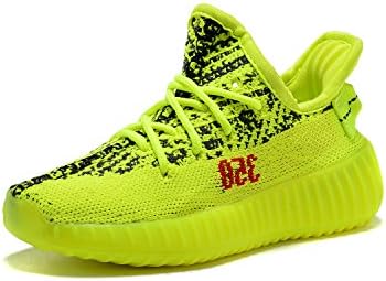 Naijehf Boost 350 V2 Toddler Sneaker Kids Breathable Knit Casual Shoes Sneake Yeezy(Boys/Girls) (9.5US/26EU/180CM, Zebra Green)