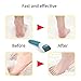 Abody Rechargeable Electric Foot Callus Removers, Professional Powerful Electronic Pedi Foot File Pedicure Tools for Feet Hard, Dead, Dry, Cracked Skin & Calluses with 2 Fine Roller Heads, Blue