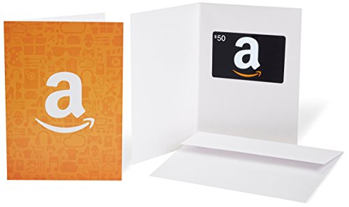 Amazon.com $50 gift card in a greeting card (amazon ico…