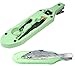 SILVERHERO Fish Cutting Board Tools Set 4 Piece Fishing Cutlery Set With Stainless Steel Filleting Knife, Min Knife Sharpener and Stainless Steel Scaler.Best Gift for Fishermen.