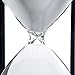 Bellaware Hourglass Sand Timer, 45 Minutes Wood Sand Clock White