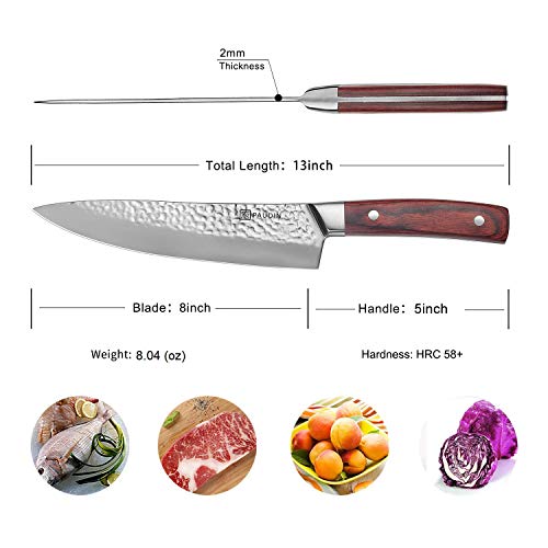 3 PAUDIN+inch+Chef+Knife+Vegetables