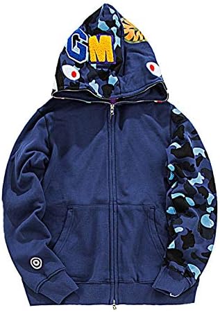 Mens Hoodies Ape Bape Sweatshirt Fashion Outdoor Tracksuit Casual Hip-Hop Funny Coat