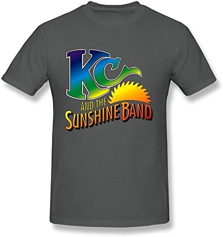 LLangla Men's Kc And The Sunshine Band T Shirt XL DeepHeather