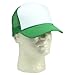 Two Tone Trucker Cap in Green and White Hat