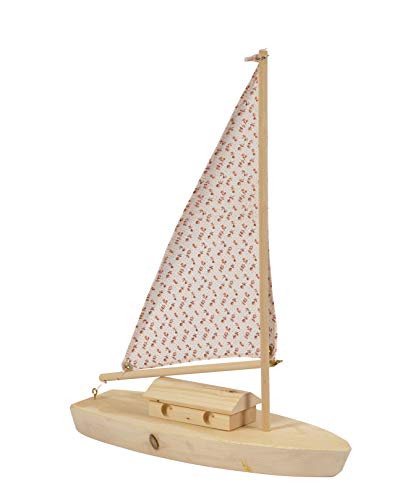 Hearthside Classics - DIY Build-Your-Own Sailboat Kit - All Parts Included