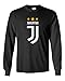SMARTZONE Soccer Shirt Cristiano Ronaldo Men's Long Sleeve T-Shirt Black Medium