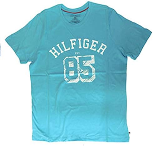 Amazon トミー ヒルフィガー プリントティシャツ Tシャツ メンズ 半袖 丸首 Usサイズ コットン 1109 Blue Mサイズ 並行輸入品 Tシャツ カットソー 通販