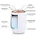 Premium Insulated Stainless Steel Wine Tumbler with Colored Lid and Straw | Matte Insulated Wine Glass | 18/8 Stainless Steel Insulated Wine Cup | Ceramic Interior