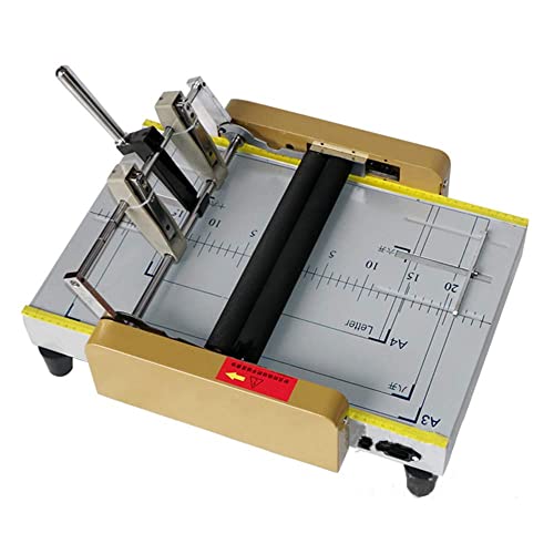 110V A3 Booklet Making Machine Paper Bookbinding and Folding Booklet ...