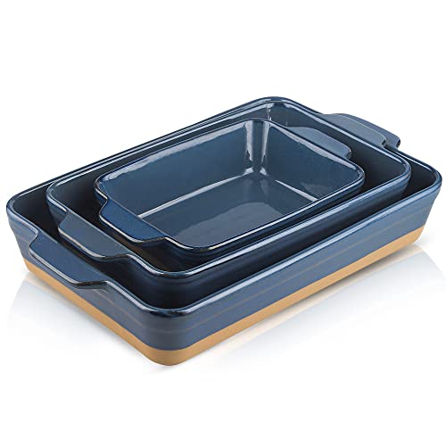 HVH Baking Dish Set, 9x13 Baking Dish, Large Casserole Dish Set