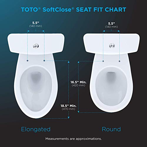 TOTO SS11411 Transitional SoftClose Elongated Toilet Seat, Colonial