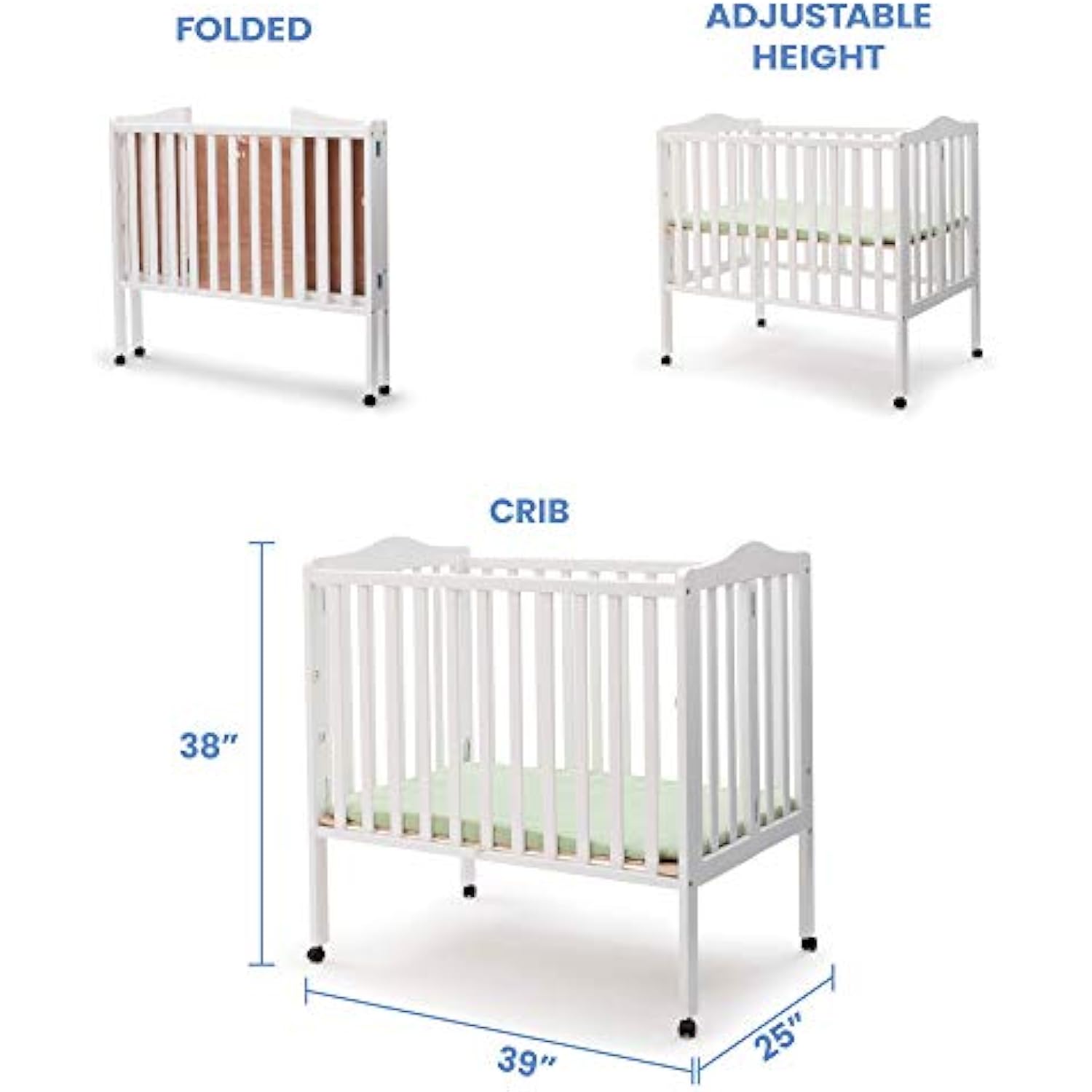 delta portable crib
