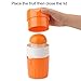 OKAYMART Citrus Juicer Orange Squeezer, Manual Juicer,Hand Juicer,Orange Juicer with Strainer and Container, for Lemon,Orange,Lime,Citrus (Orange)