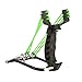 MoreFarther Professional Slingshot Set, Y Shot Sling Shot Wrist Rocket Slingshot for Hunting slingshots High Velocity Catapult with 200 Ammos and 2 Replacement Slingshot Bands (Kingkong Black Set)