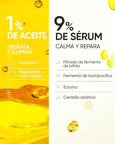 SKINTIFIC Mist Facial Hidratante Bifásico – Suero en Spray con Bífida y Escualano, Glow Natural y Efecto Dewy, Calmante, Vegano, Todo Tipo de Piel, 100ml