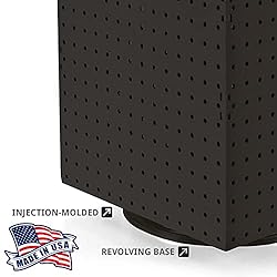 Azar Displays 701414-WHT Rotating Display Stand