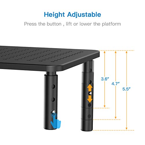 1 Monitor+Stand+Riser+Adjustable+Ergonomic
