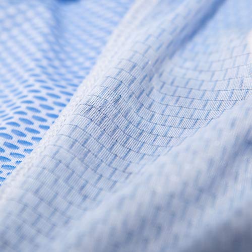 Men's Long Sleeve Cycling Jersey Biking Shirts Breathable Bike Tops Bicycle Eye Blue XXXL - Thumbnail 7