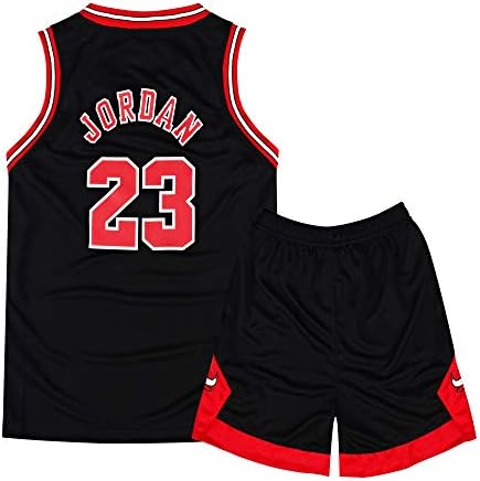 Onlyso Little Boys 2-Piece Basketball Performance Tank Top and Shorts Set