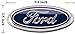Carstore 2004-2014 Ford F150 Front Grille Tailgate Emblem, Oval 9