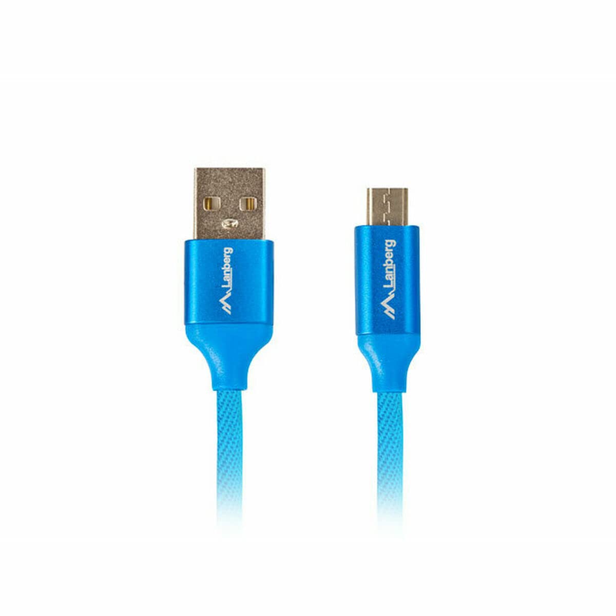 LANBERG USB Cable CA-USBM-20CU-0018-BL USB A to Micro USB QC 3.0 1.8M Blue