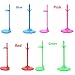 Dengguoli 12 Pcs Mixed Doll Stand Display Holder for Mini Dolls (Transparent)