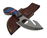 Rogue River Tactical 7 Inch Hunting Knife Skinner Skinning Full Tang Fixed Blade Survival Knives with Gut Hook