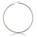 Areke Stainless Steel Large Hoop Earrings For Women,Hypoallergenic Set of 3 Pairs Golden Rose Gold Silver Style 3 Pairs-40mm