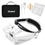 Dilzekui Magnifying Glass with Light 1X to
