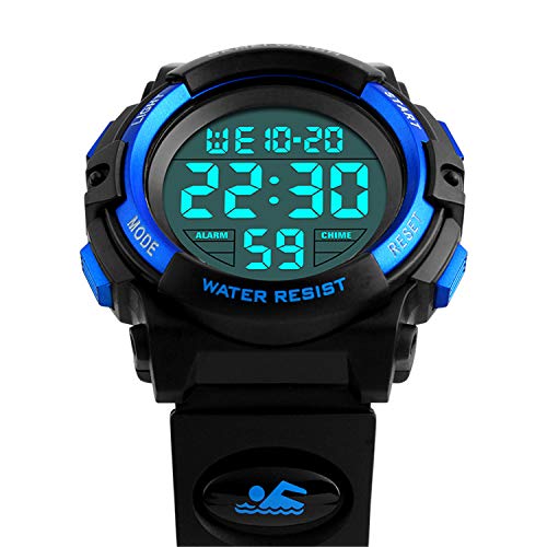 2 Sports+Digital+Waterproof+Watches+Children
