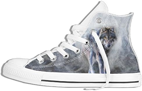 Shutterstock 587562338.jpg Unisex Pattern Lace Hi-Top Sneakers