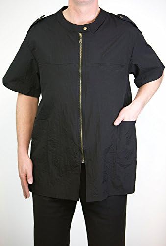 "Colin Barber Jacket", Military Inspired Barber/hair Stylist Nylon Uniform By Charlene (6x-large)
