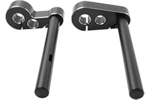 Cnkaka036 4 Pcs Steel Motorcycle Pullback Handlebar Risers Black For Can Am Spyder GS 2008-2012 For Can Am Spyder RS 2008-201