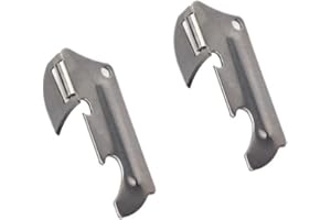 Stainless Steel Can Opener Military Mini Portable Travel Camping Survival Kit Emergency Bottle Opener 2pcs