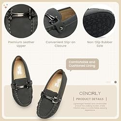 CENCIRILY Toddler Boys Girls Loafers Soft Slip On